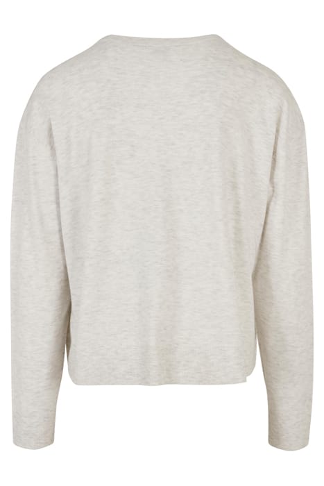 ECO MIX BOXY CARDIGAN LIGHTGREY 5