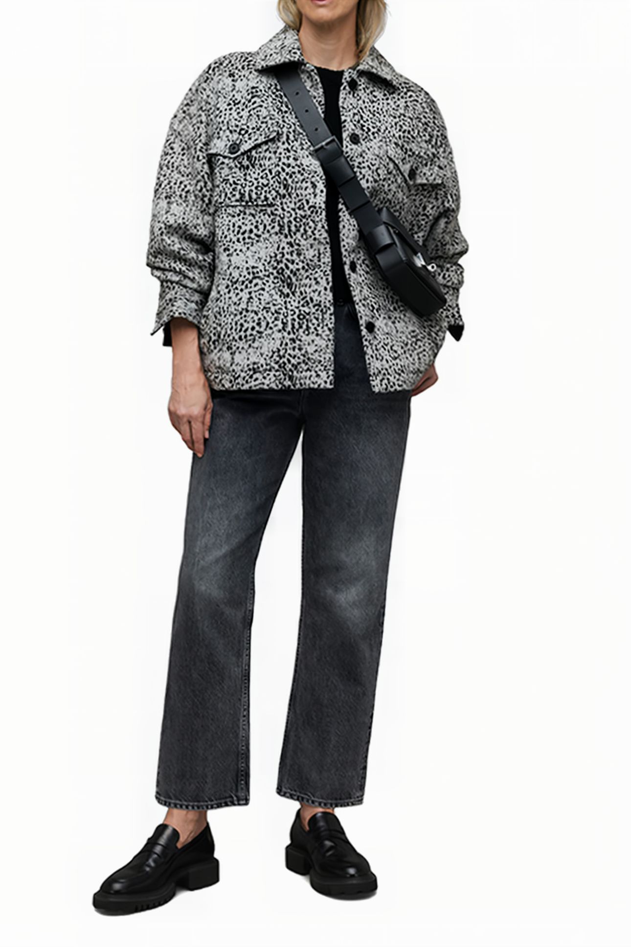 LUELLA LEO JACKET BLACK/WHITE 5