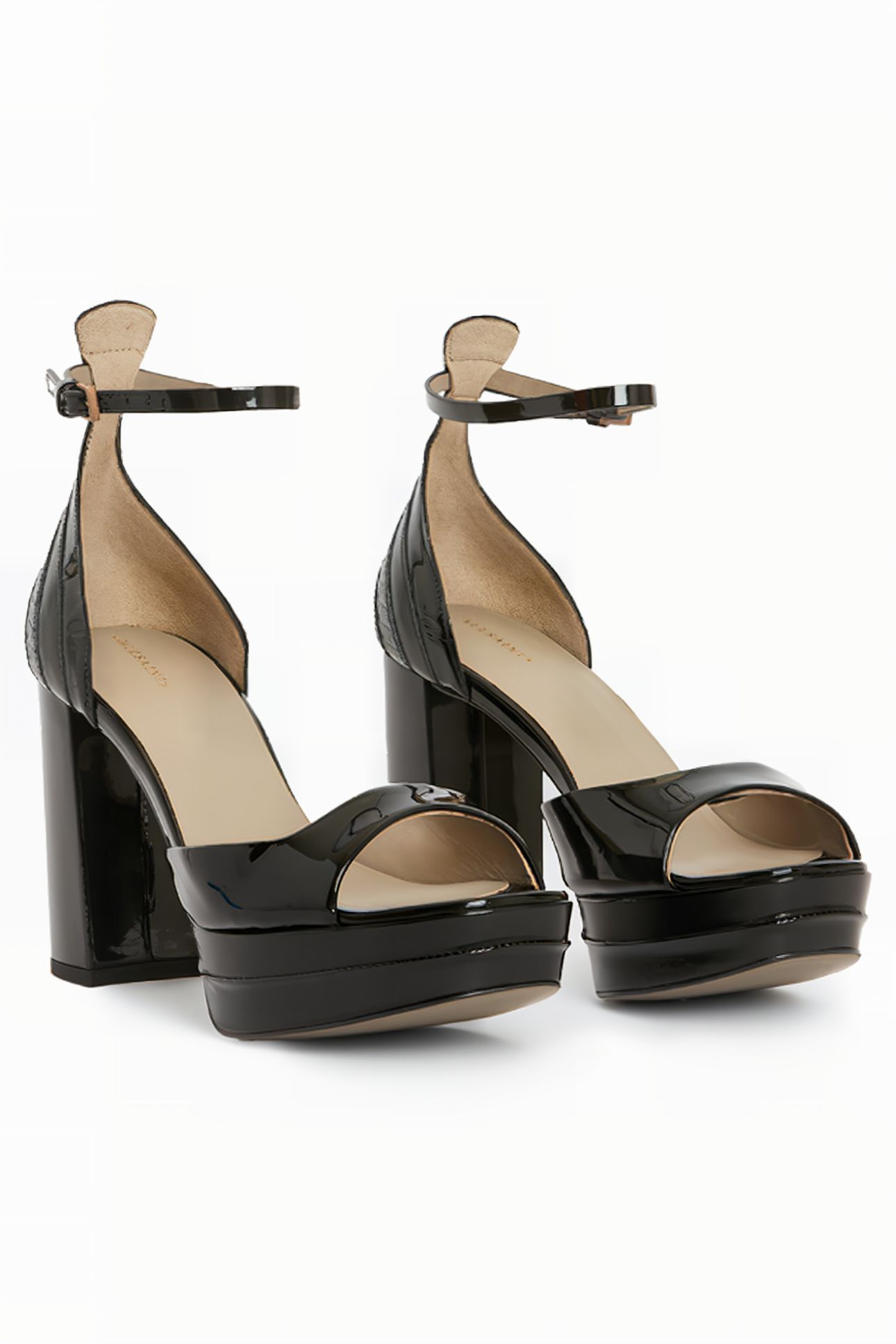 TIA PLATFORM HEEL BLACK SHINE 3