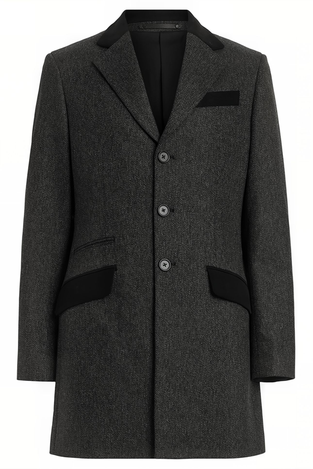 TOMMY COAT CHARCOAL GREY 4
