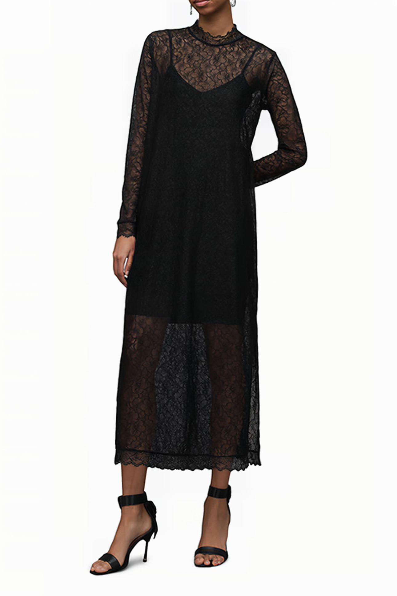 KATLYN LACE DRESS BLACK 1