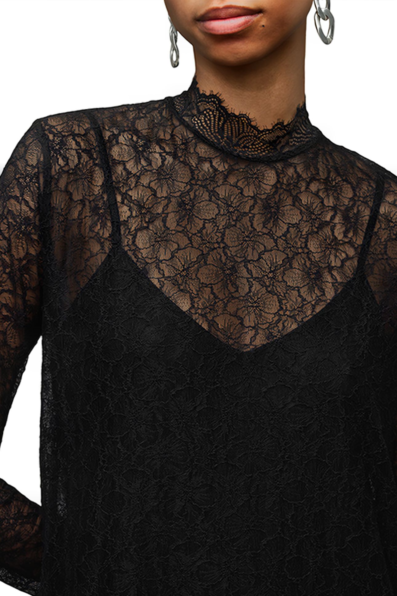 KATLYN LACE DRESS BLACK 5