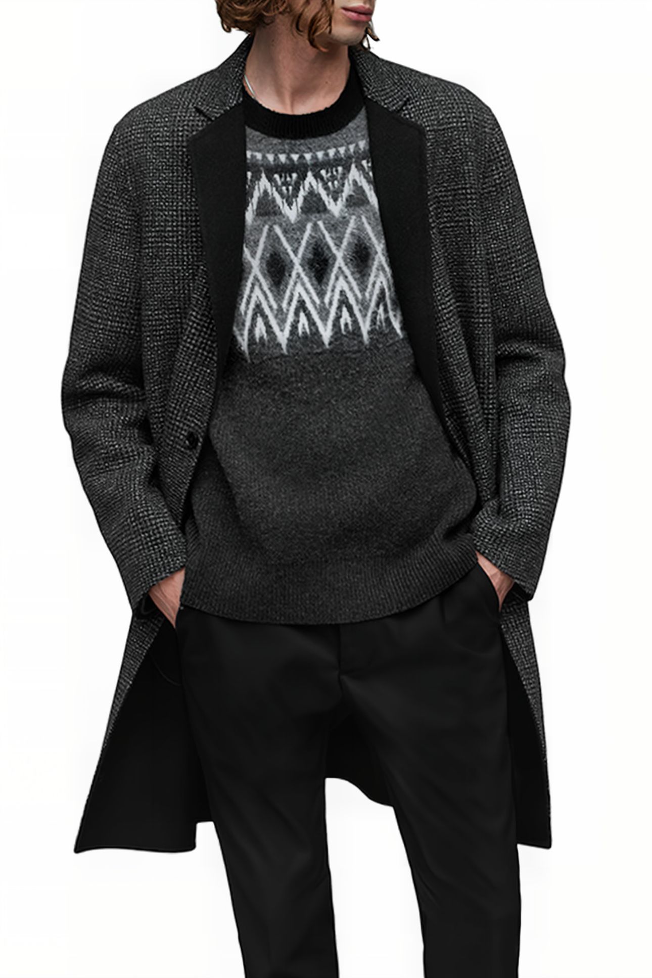 MONROY COAT BLACK/GREY 1