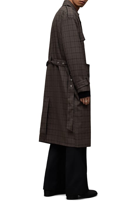 CASTOR TRENCH BROWN CHECK 3