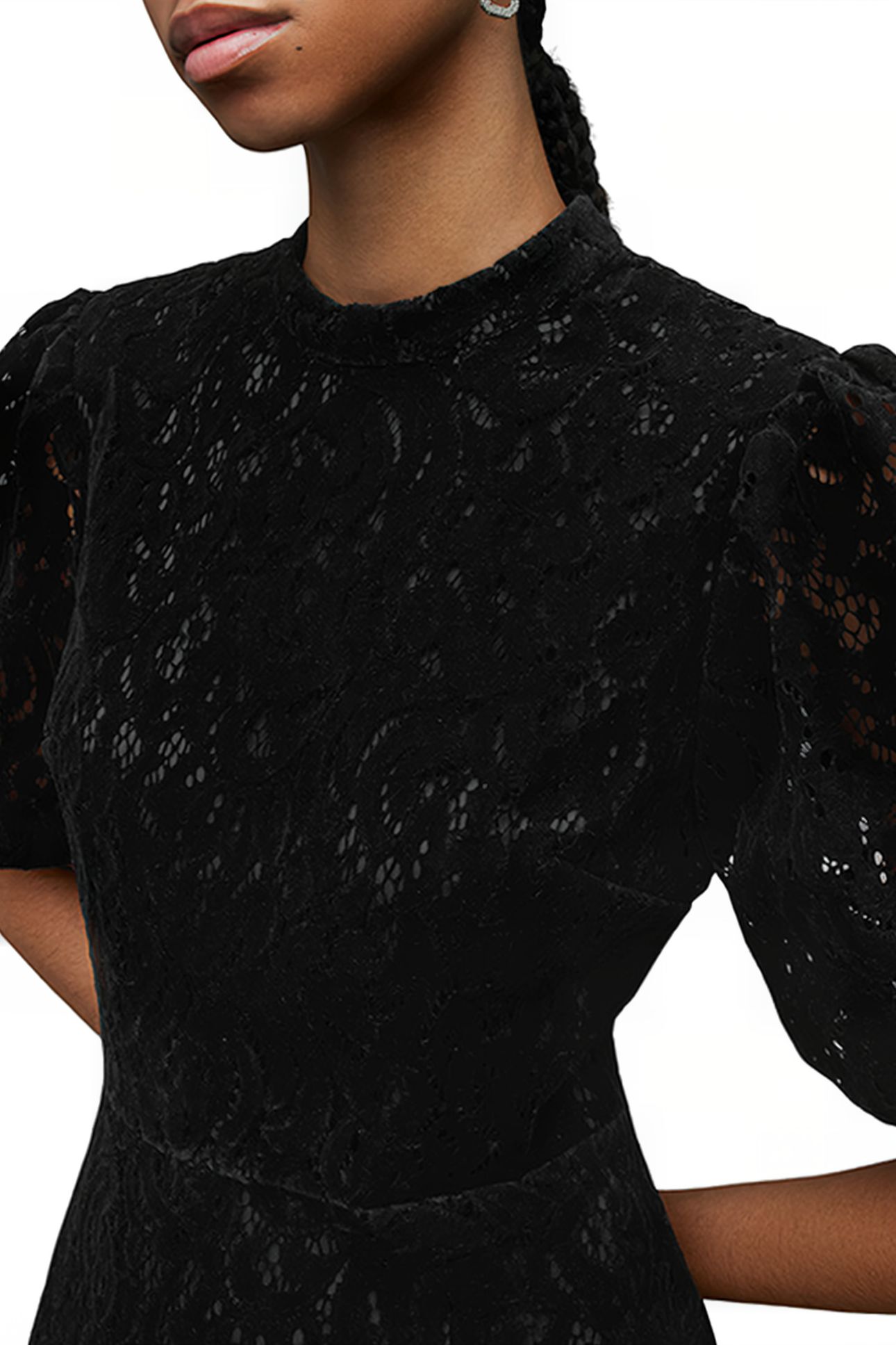 CAMILA LACE DRESS BLACK 6
