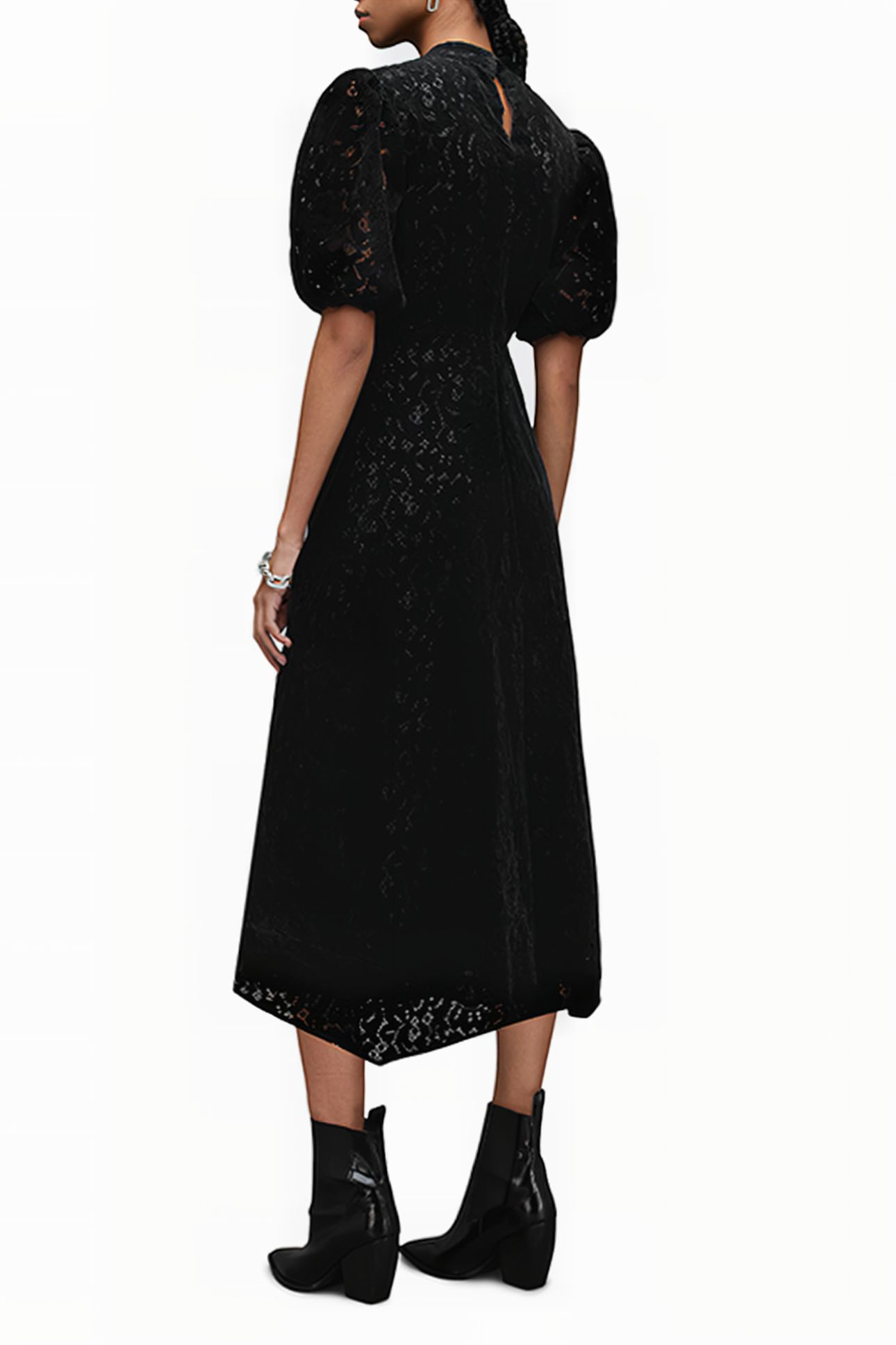 CAMILA LACE DRESS BLACK 2