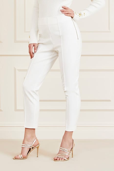 MARCIANO BY GUESS NEW ELLE HIGH WAIST PALE FORMAL PANT PEARL 1