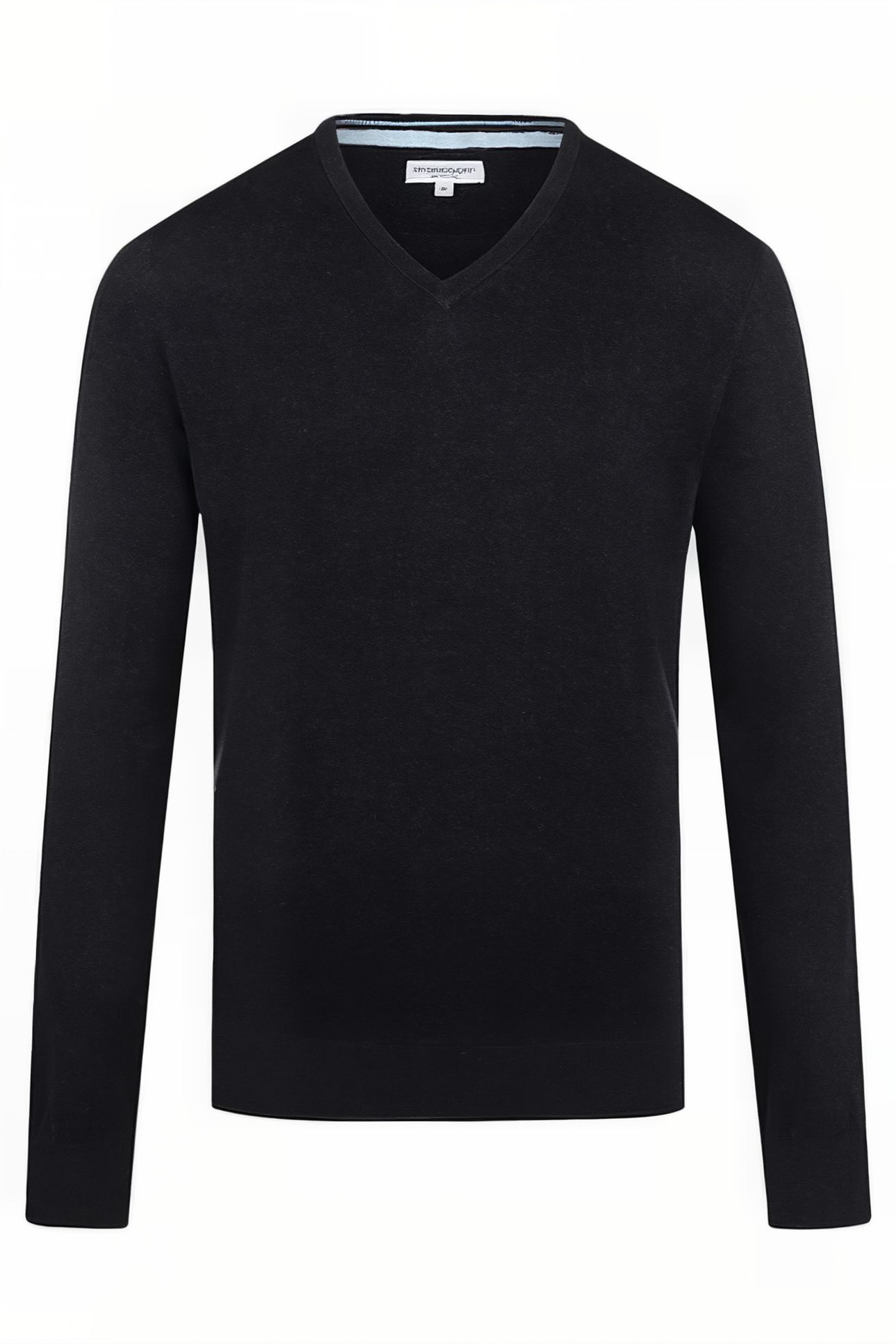 V NECK SWEATER NAVY 1