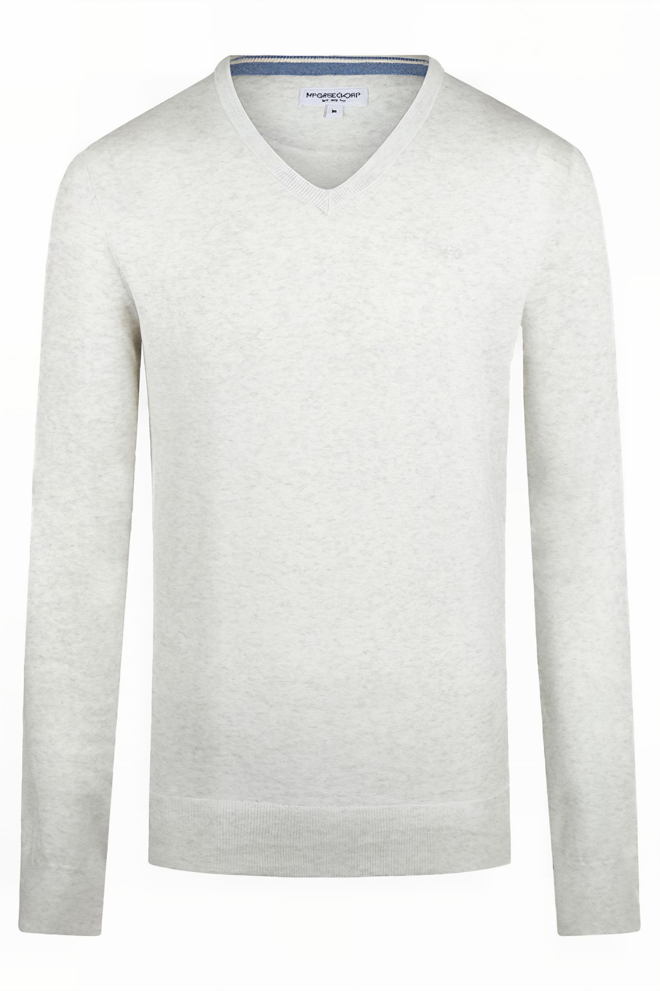V NECK SWEATER OFF WHITE 1