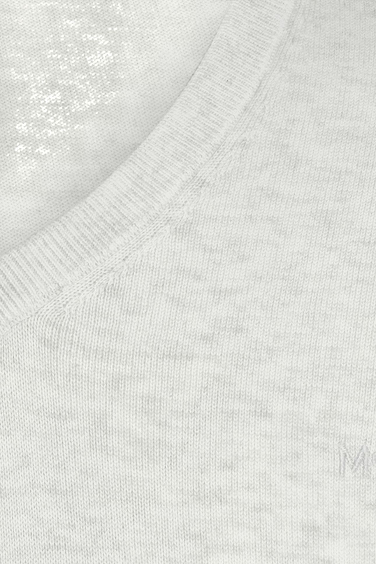 V NECK SWEATER OFF WHITE 3