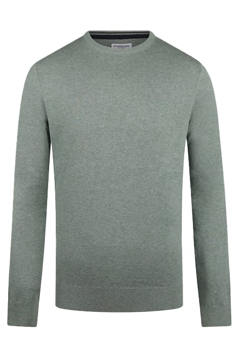 C NECK SWEATER SAGE 1