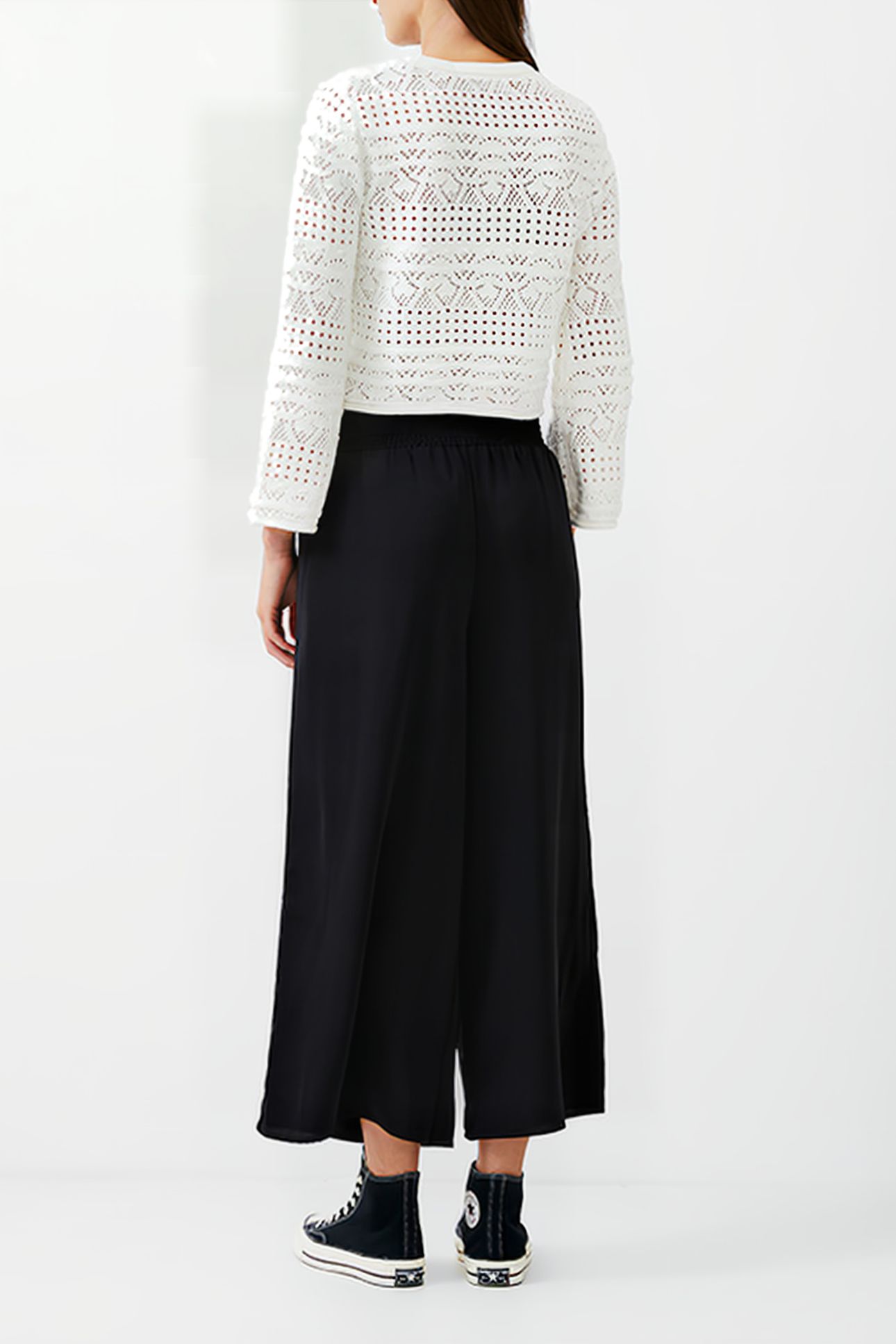 L/S CROCHET BOBBLE KNIT IVORY 3