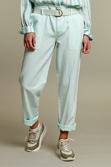 GREEN HIGH WAIST PANTS 1
