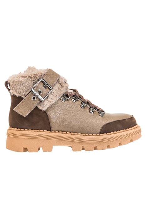 ORTICA TRONCHETTO PELLE STAMPA DEEP TAUPE 1