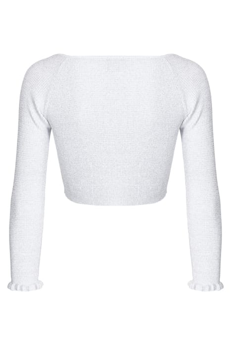BLUMA CARDIGAN COSTINA LUREX SILVER GREY 2
