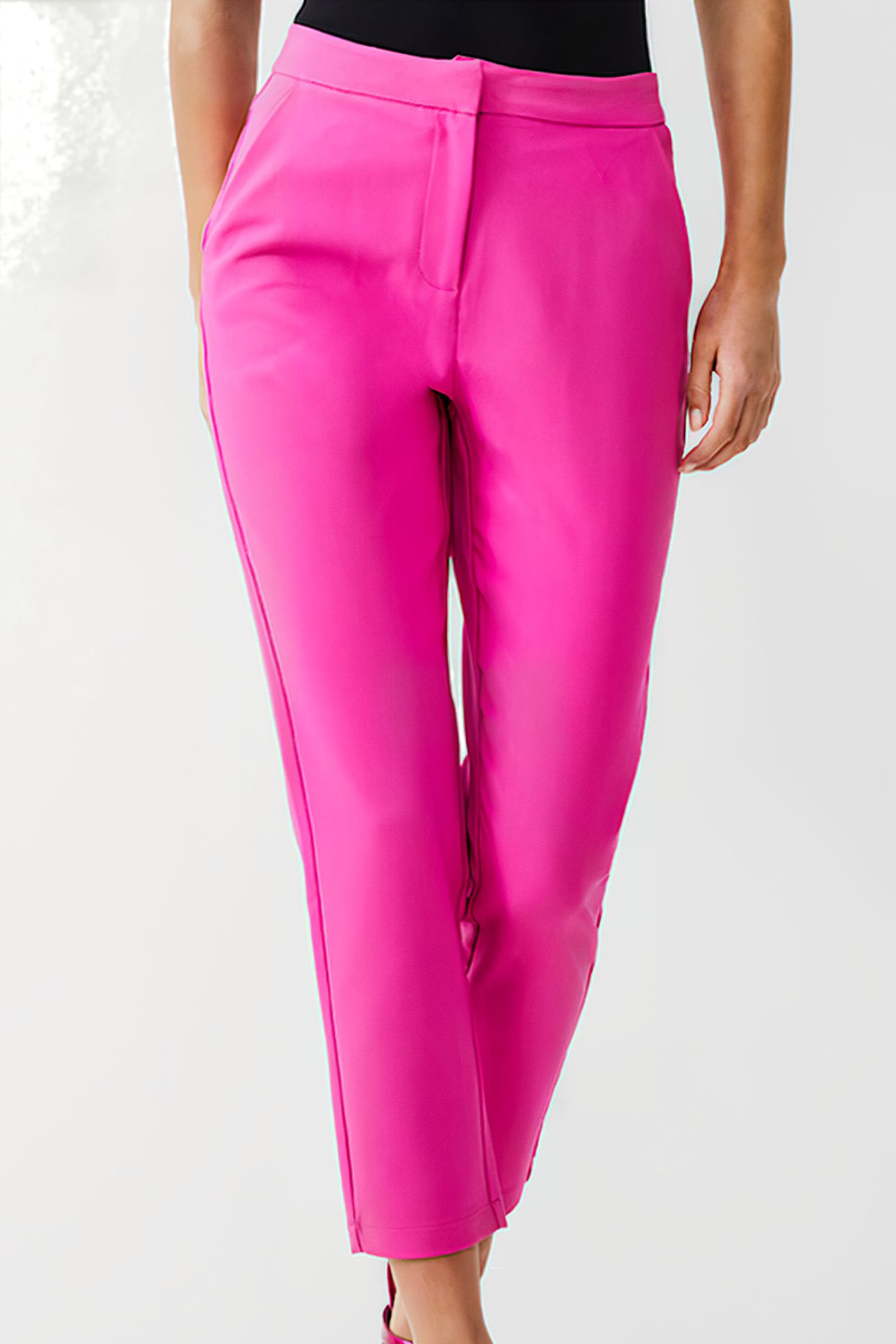TAILORED TAPERED ANKLE TROUSER WILD ROSA 1