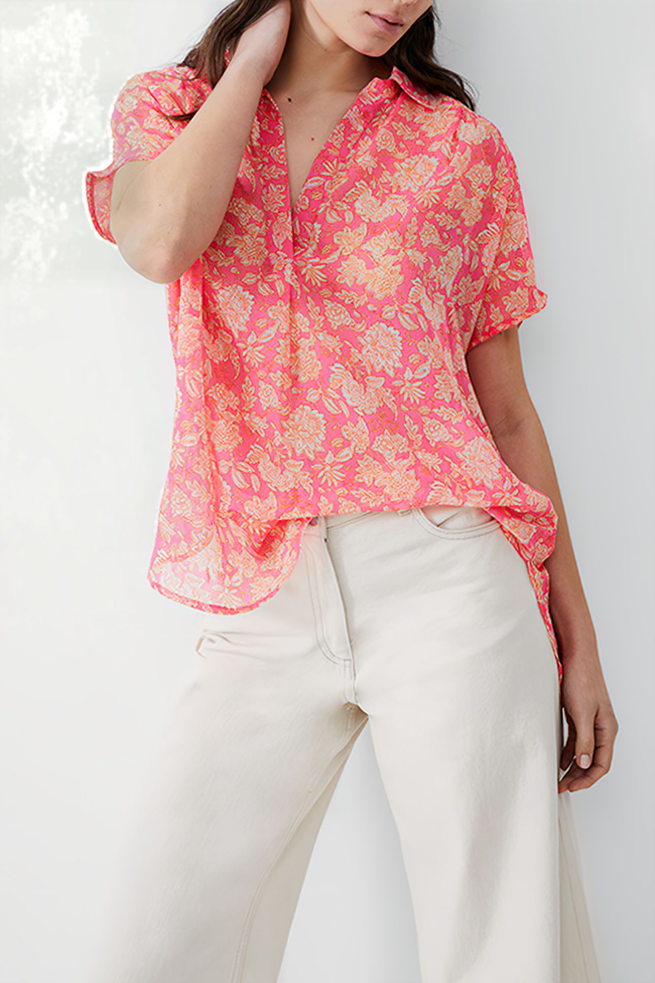 COSETTE S/S POPOVER CAMELLIA 1