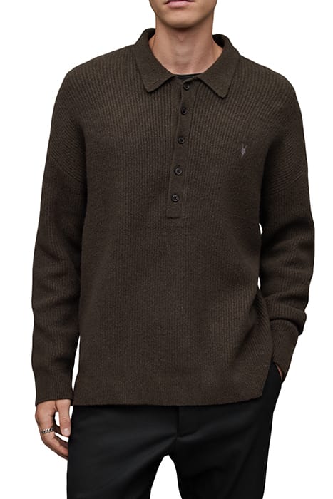 SHAPLEY LS POLO DARK IVY GREEN 5