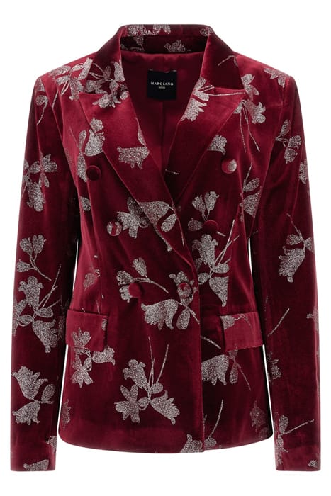 MARCIANO BY GUESS ANGELICA BLAZER PURPLE PETAL WITH RO 4