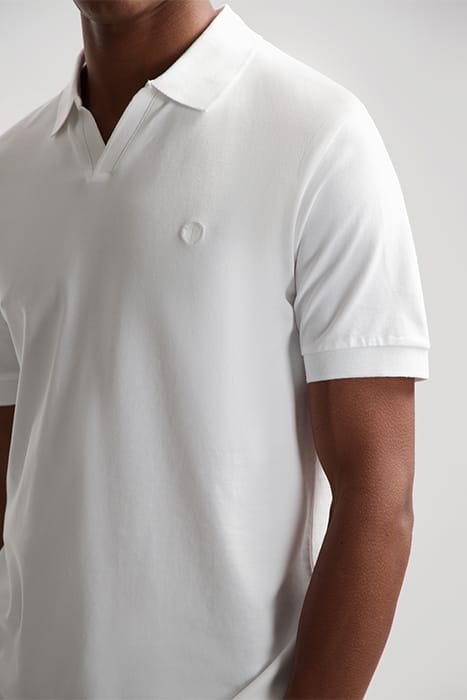 DS_BOWIE V-NECK POLO WHITE 4