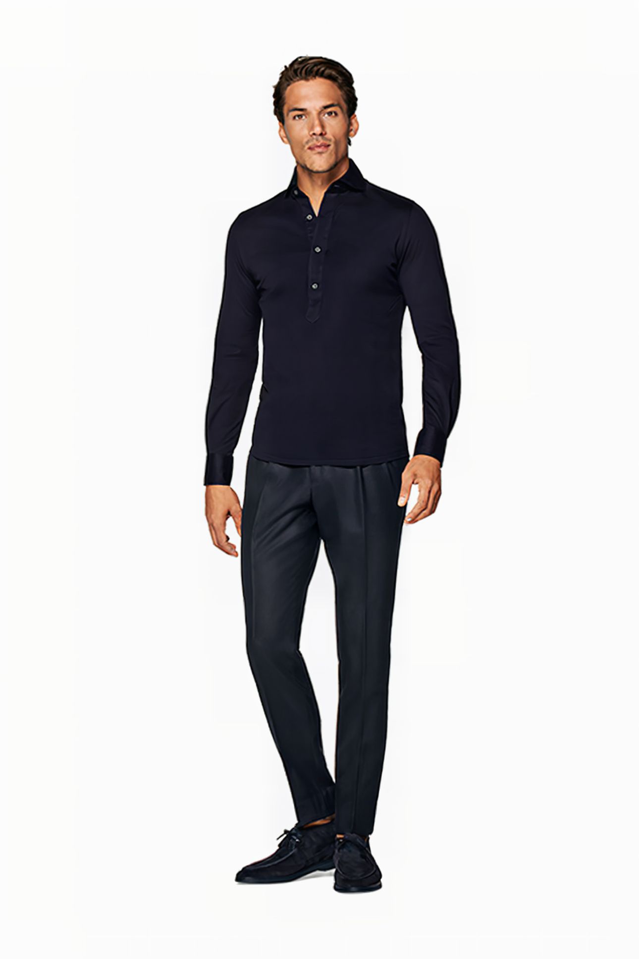 KNITTED POPOVER NAVY 5