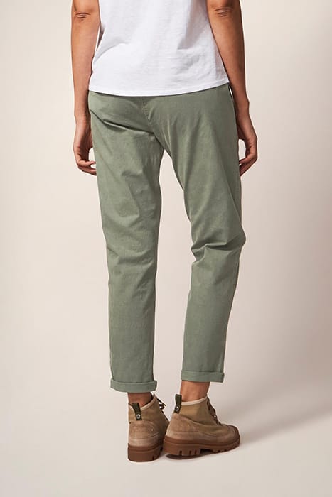 TWISTER CHINO TROUSER MID GREEN 2
