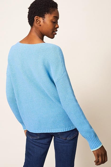 SOUTHBANK JUMPER MID BLUE 2