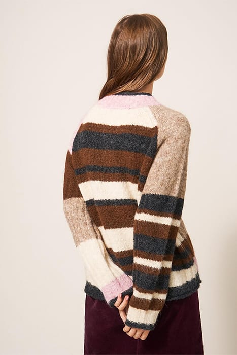 MEDWAY COLOURBLOCK JUMPER NATURAL 2