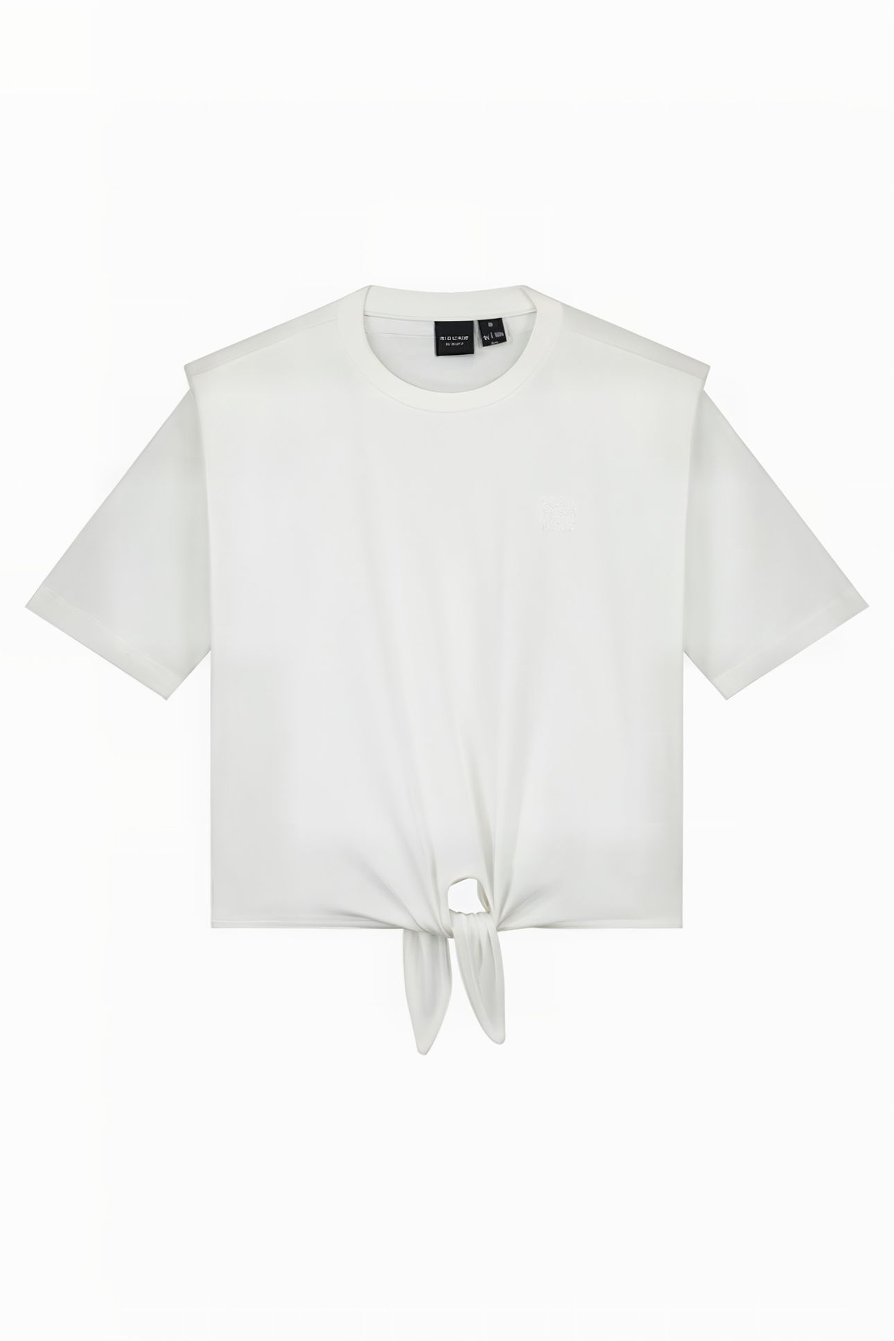 PADDED SHOULDER T-SHIRT OFF WHITE 1