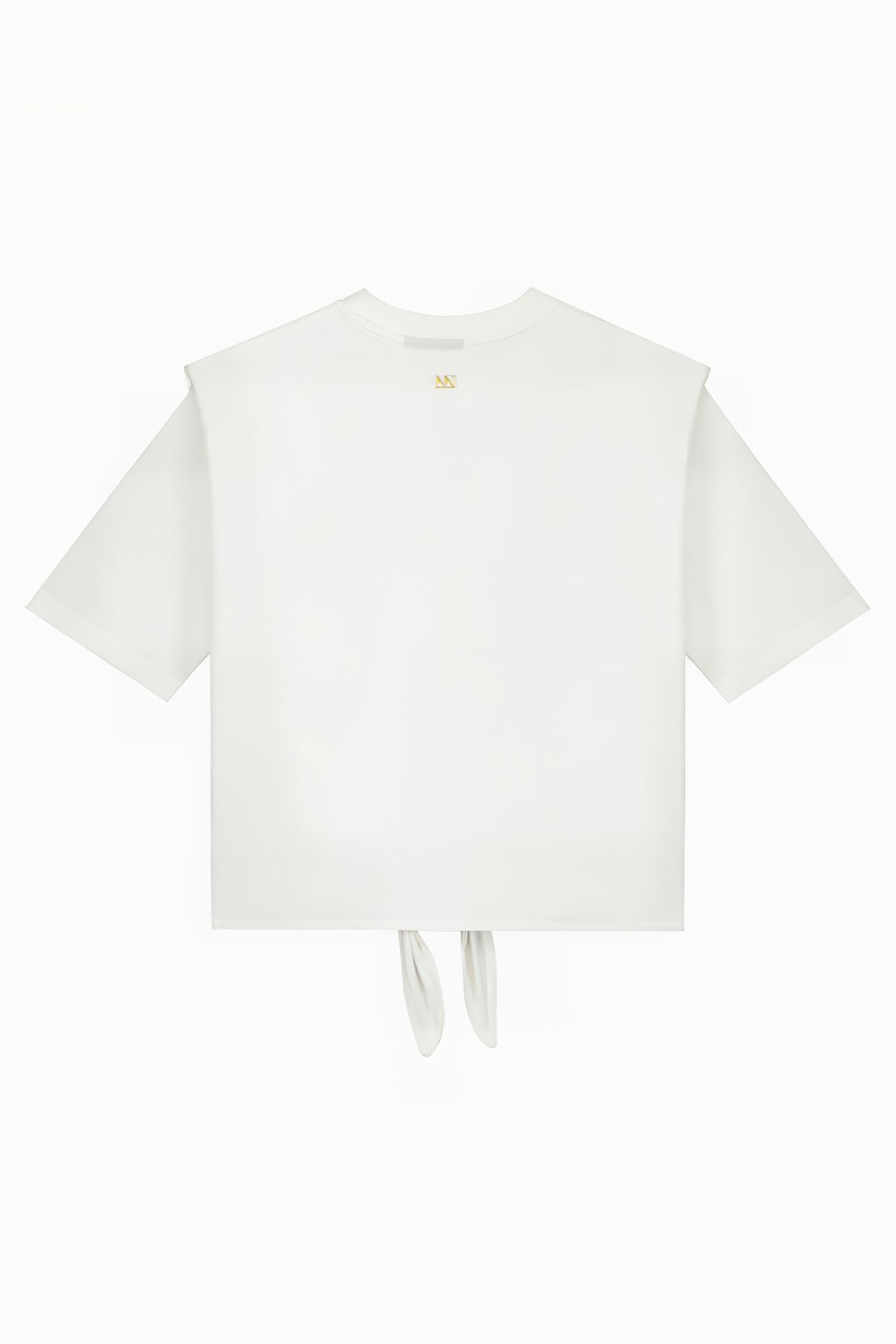 PADDED SHOULDER T-SHIRT OFF WHITE 2