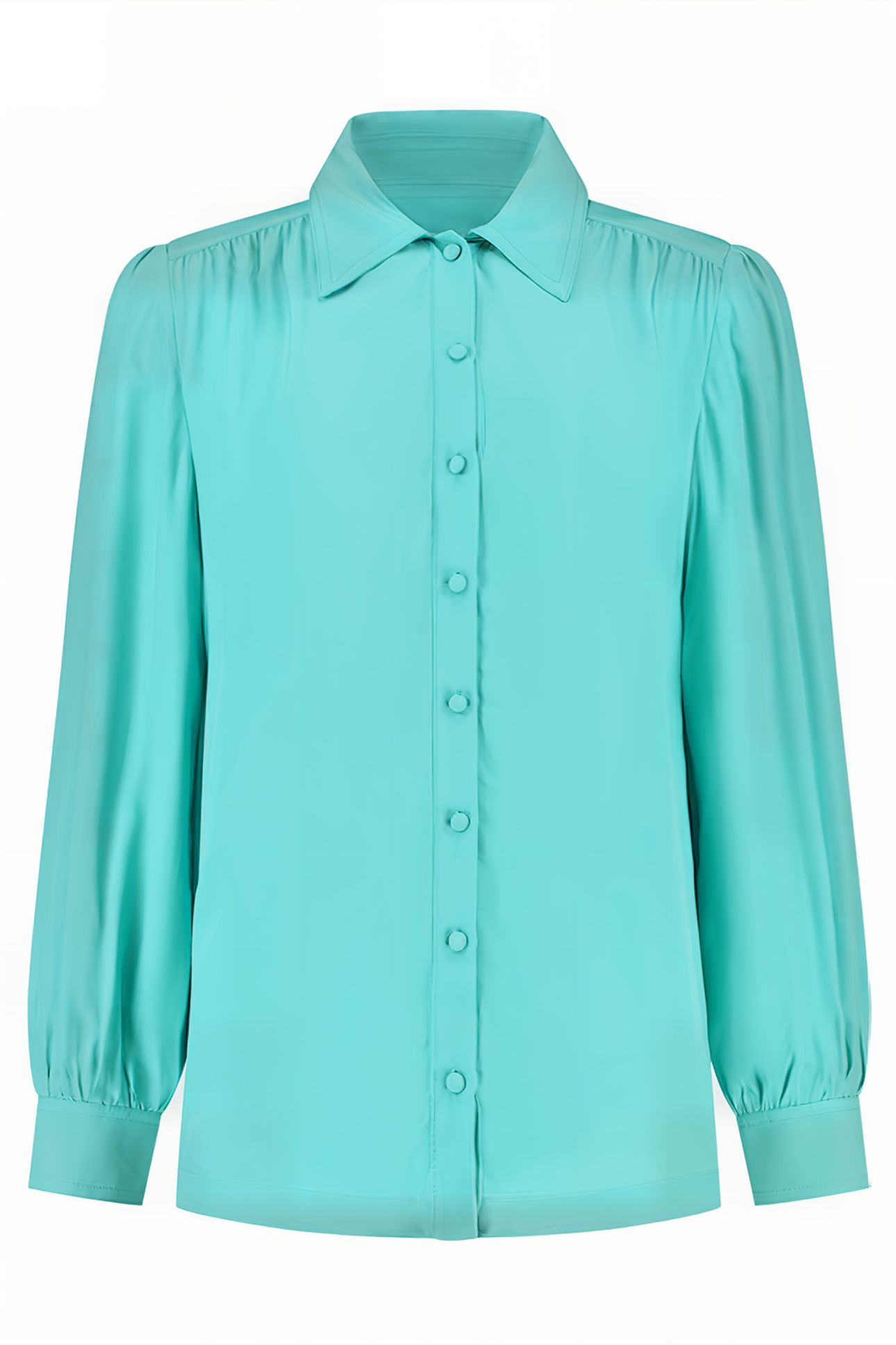 SHELL BUTTON BLOUSE AQUARELLE 1