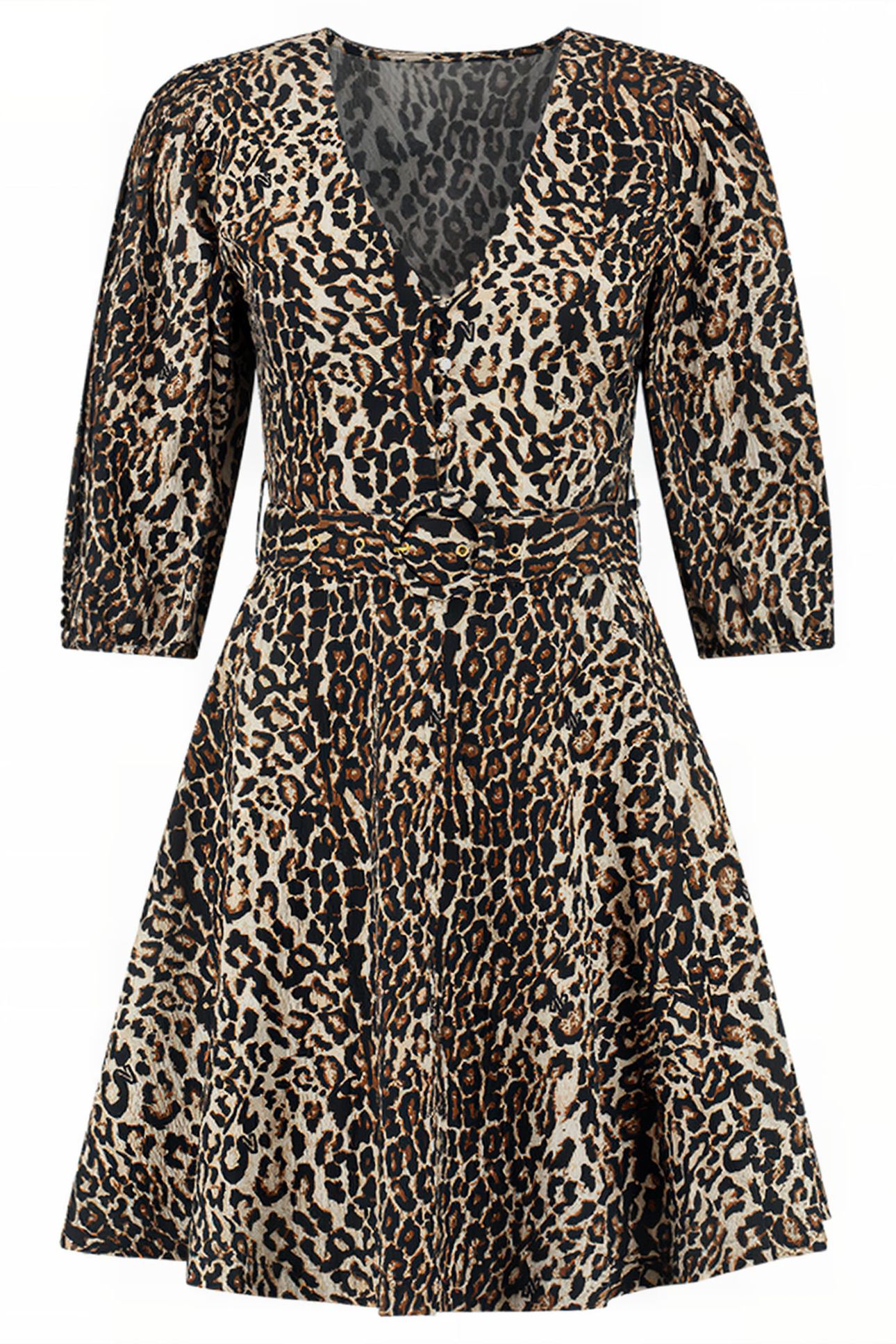 RACHEL STRUCTURE DRESS DUST/BLACK 1