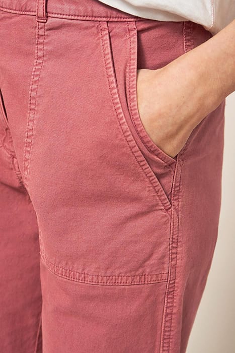 TWISTER CHINO TROUSER MID PLUM 4