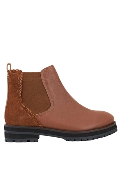 ESME LEATHER CHEEA BOOT MID TAN 1