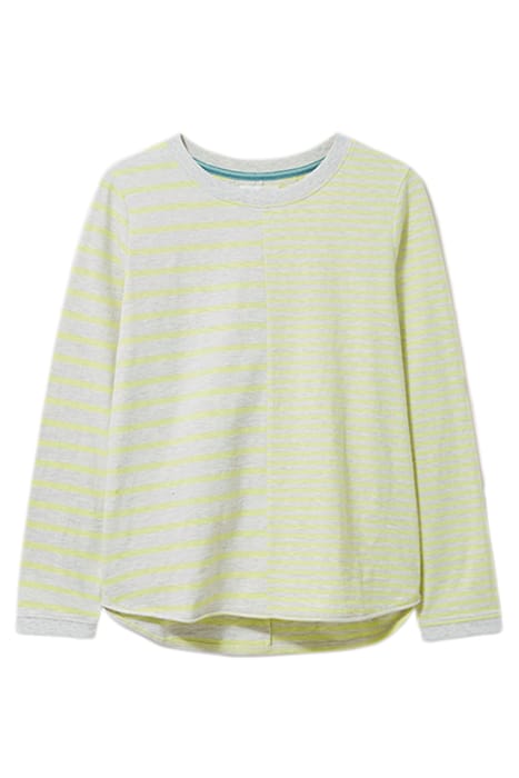 CAIE STRIPE TEE YELLOW 1