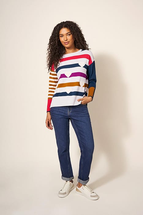 OLIVE HEART JUMPER GREY 1