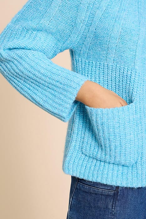 CLOVER JUMPER MID BLUE 3