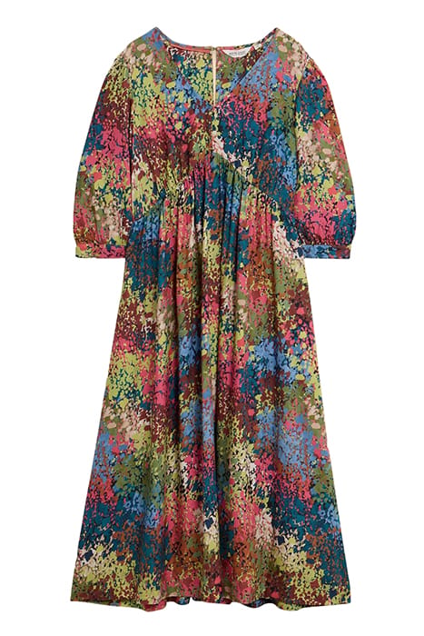 LUCY ECO VERO MINI DRESS PINK PRINTED 2