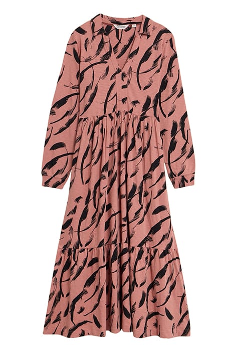 KARINA JERSEY SHIRT DRE PINK PRINTED 1