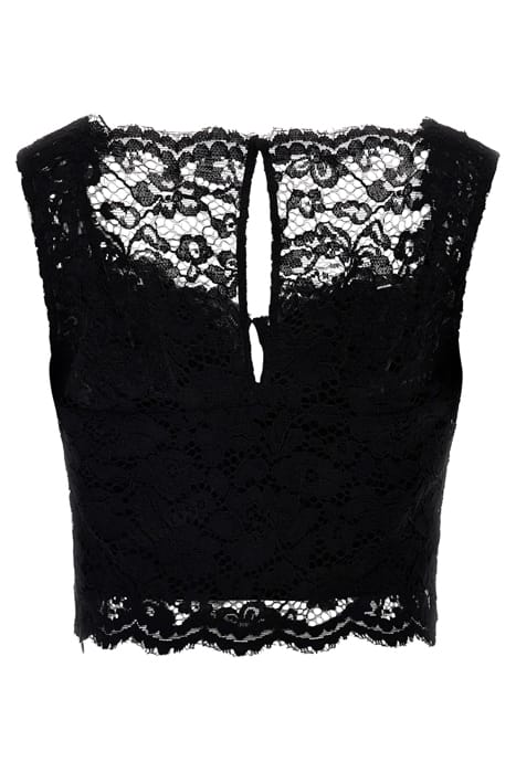 MARCIANO BY GUESS CORSET VESPER TOP JET BLACK 5