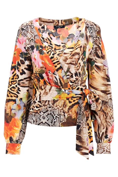 MARCIANO BY GUESS WILD FLOWER BLOUSE WILD FLOWER FALL PRI 4