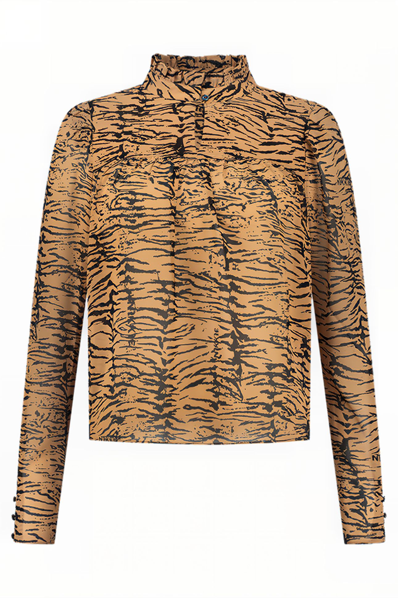 RISKA BLOUSE BLACK/HAZEL 1
