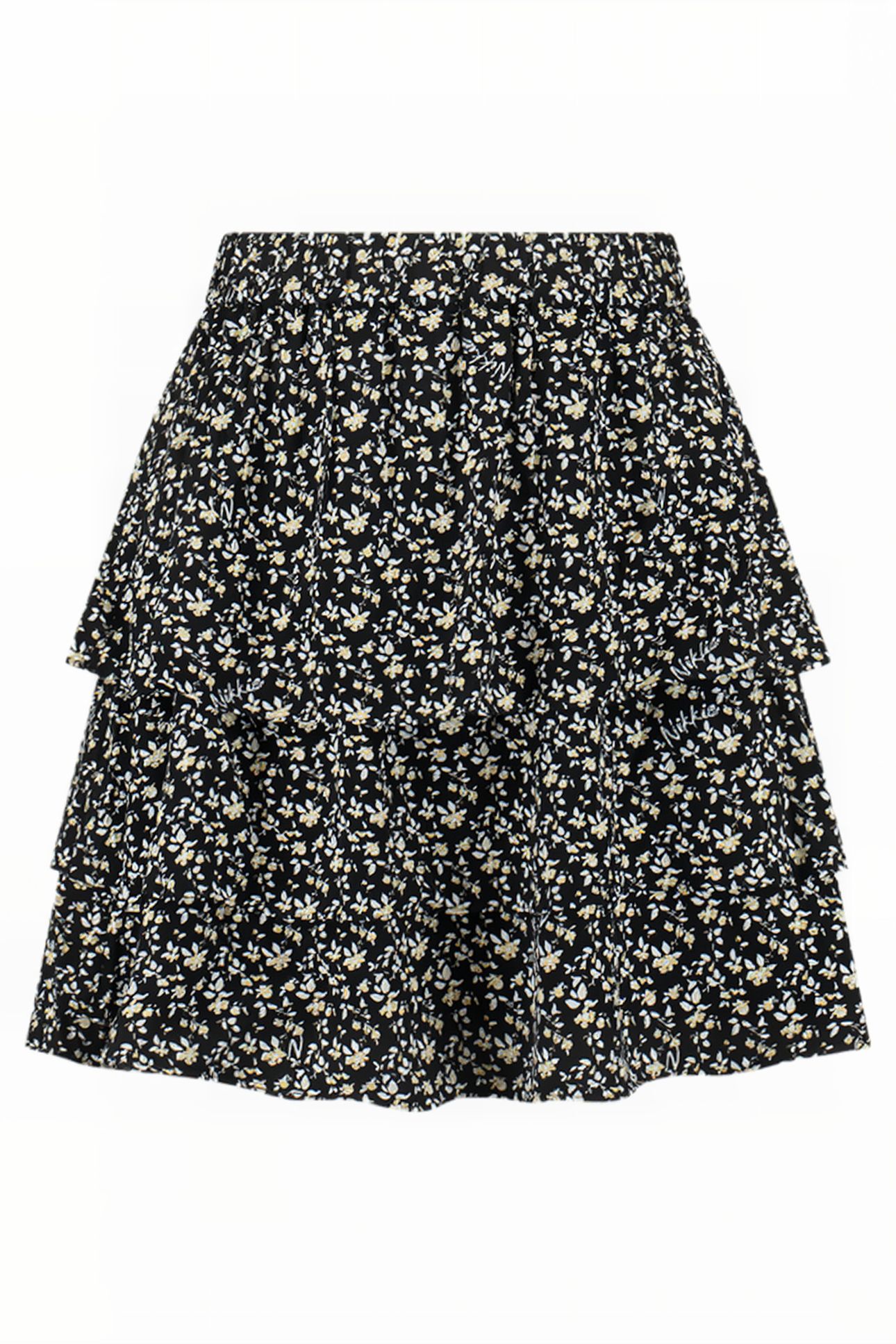 JOSINE SKIRT MULTI BLACK 1