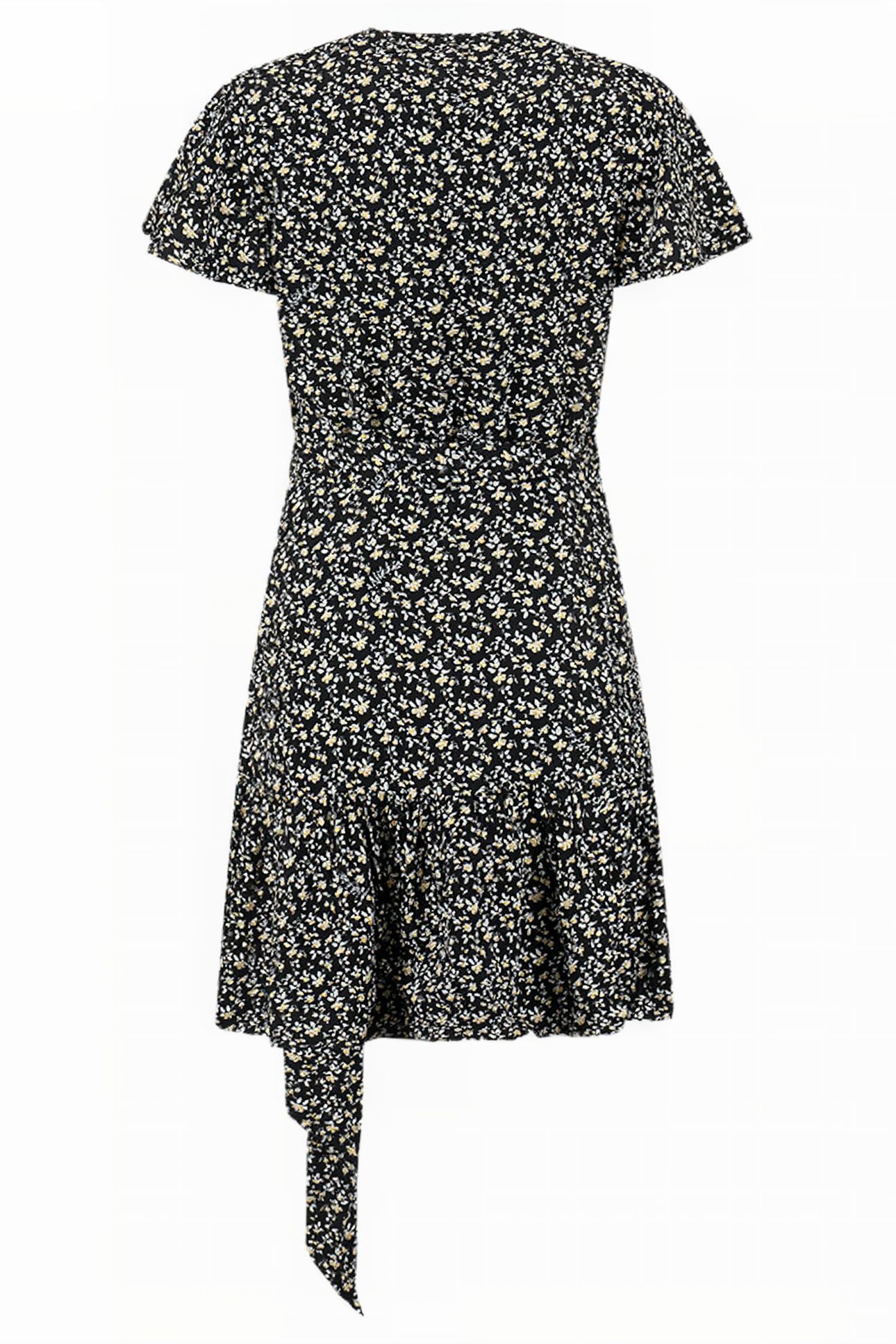 REESE DRESS SHORT SLEEVE MULTI BLACK 2
