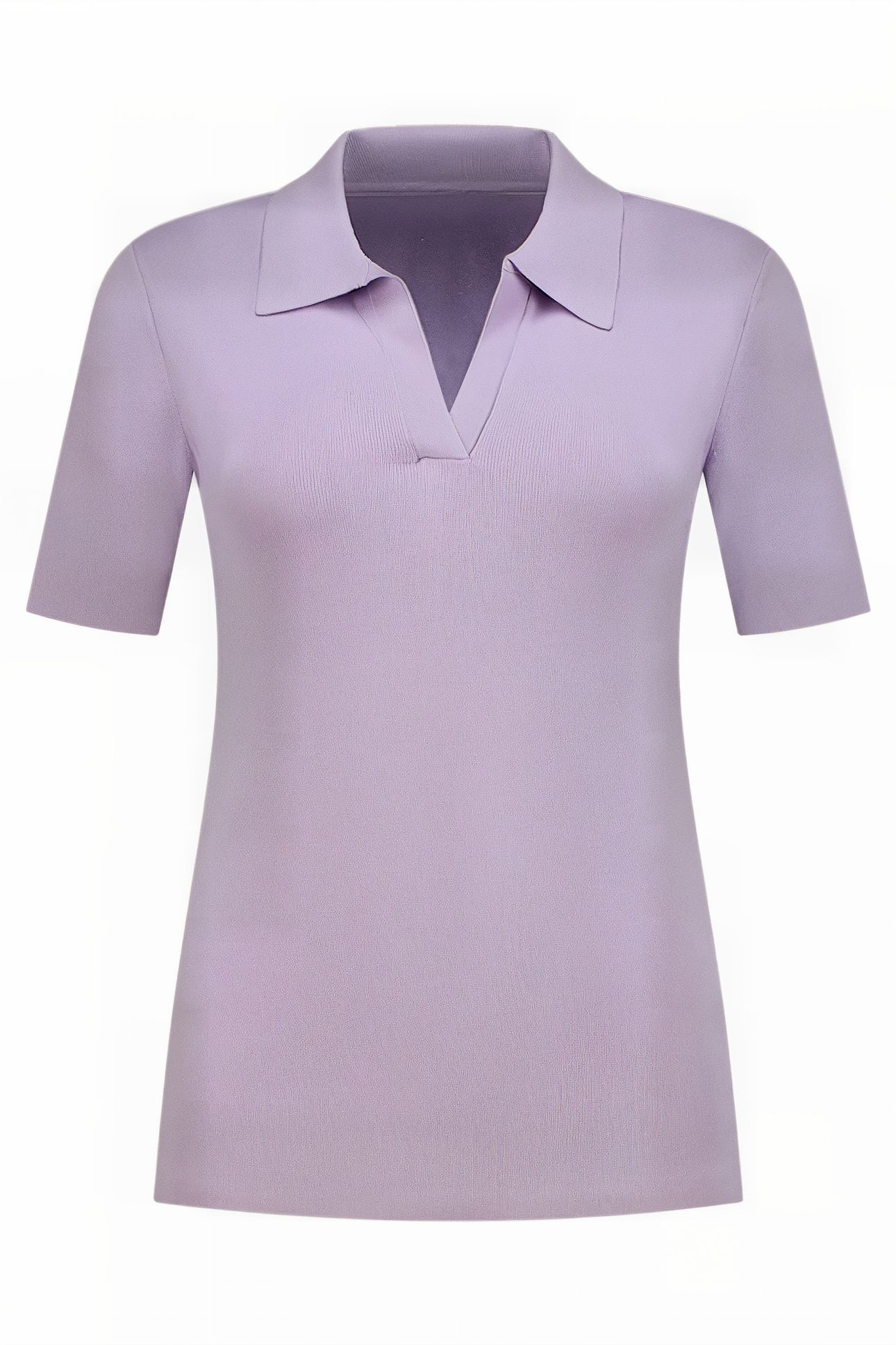 JOLIE POLO TOP LILAC 1