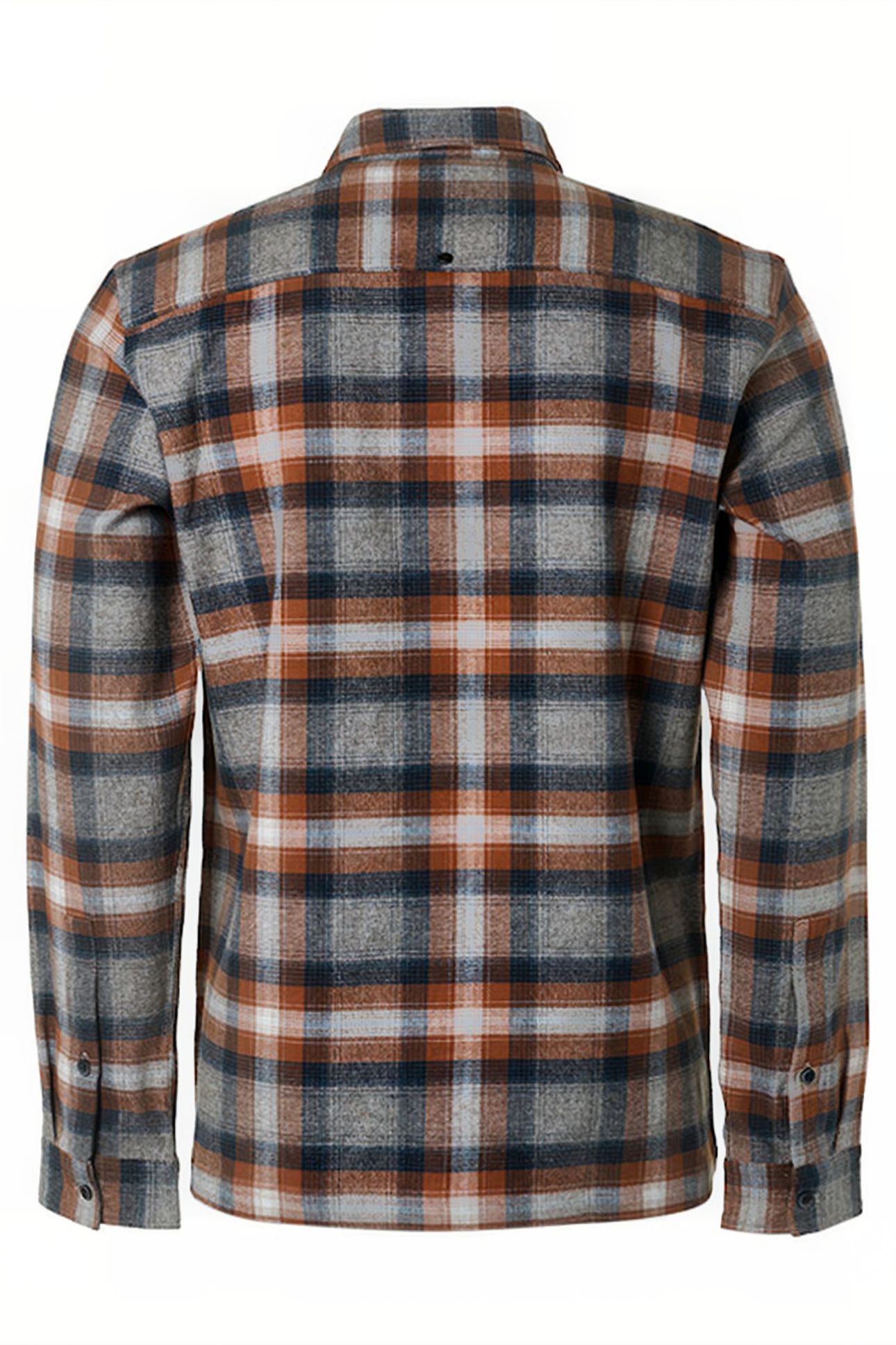 SHIRT CHECK CARAMEL 5