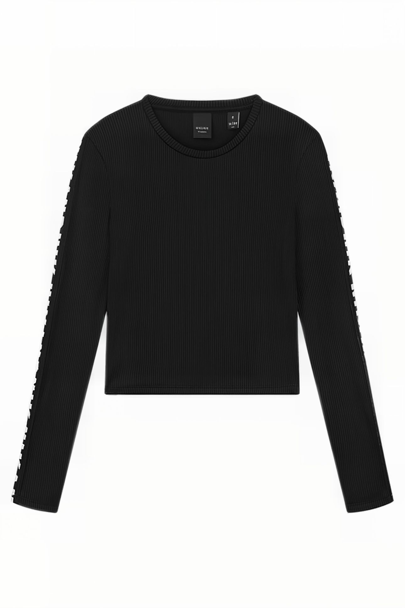 STELLA RIB T-SHIRT BLACK 2