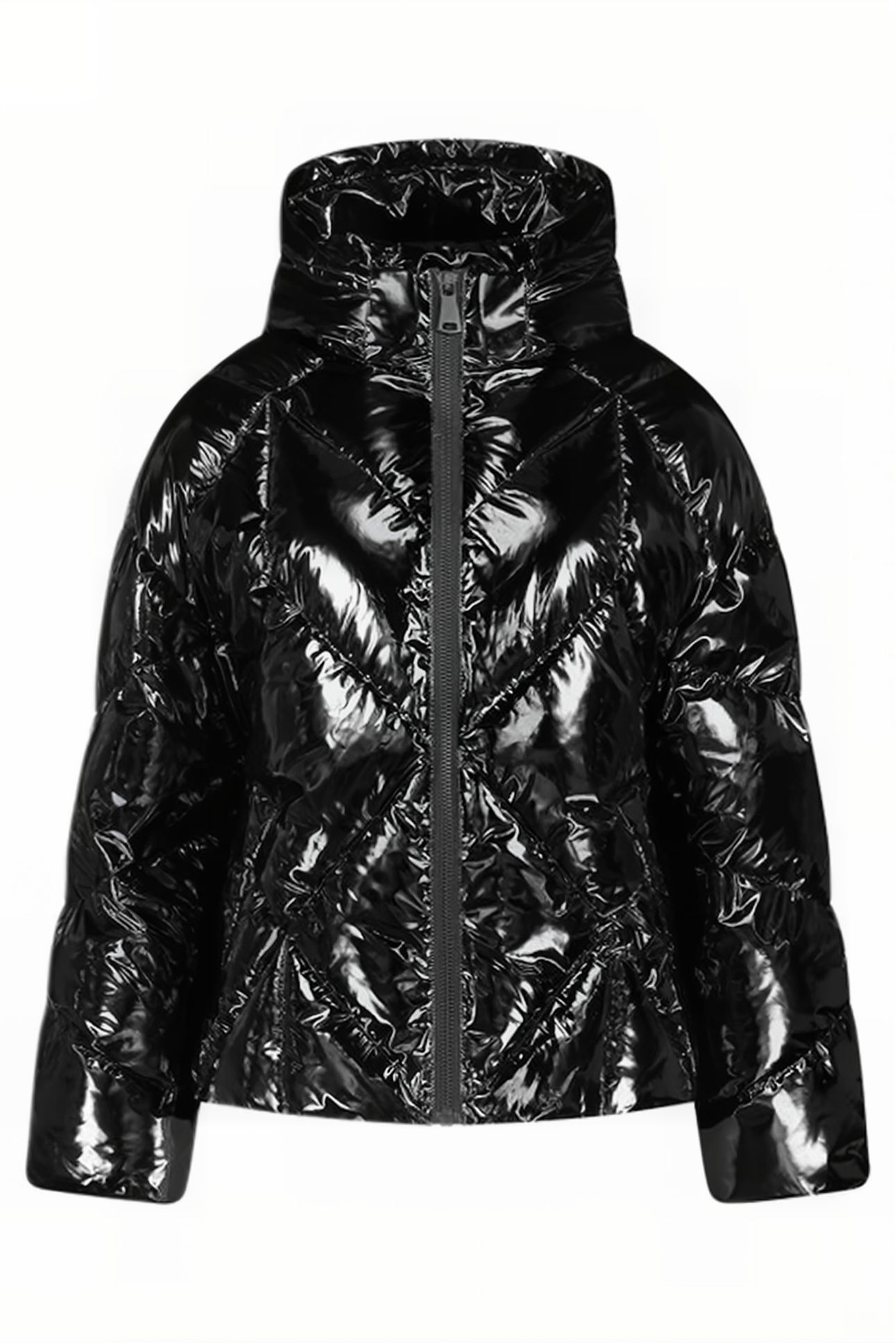 HOLLY SHINY PUFFER BLACK 2