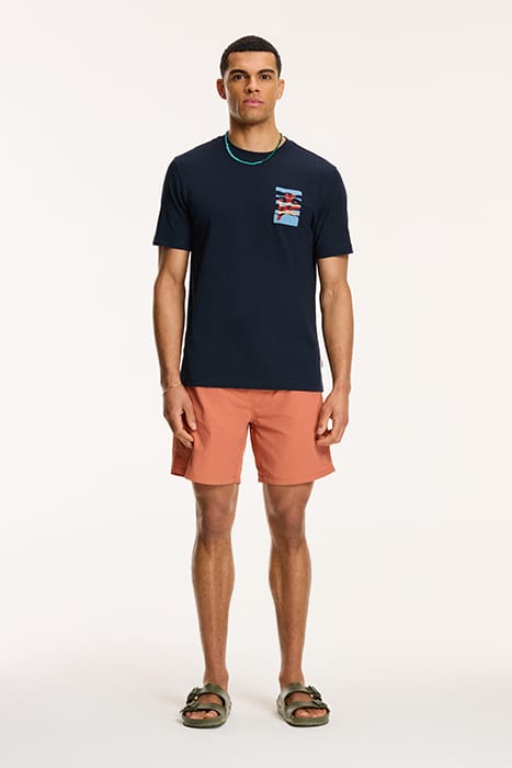 MEN CORAL CHEST T-SHIRT DARK NAVY 3