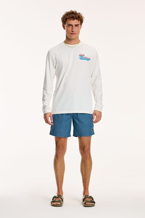 MEN BARCELONA SOCIAL CLUB LONGSLEEVE JET STREAM WHITE 3